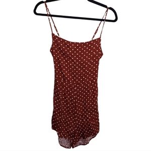LA Hearts Red Polka Dot Romper, Size XS ❤️